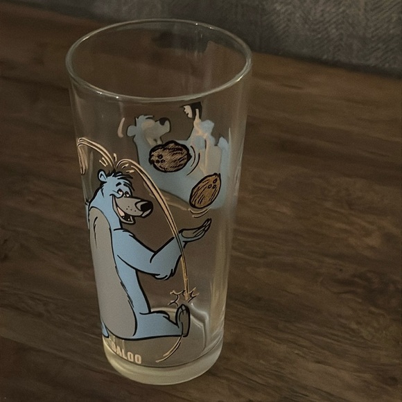 VTG Pepsi/The Jungle Book/Walt Disney World Themed Drinking Glass Tumblr BALOO - Picture 2 of 12